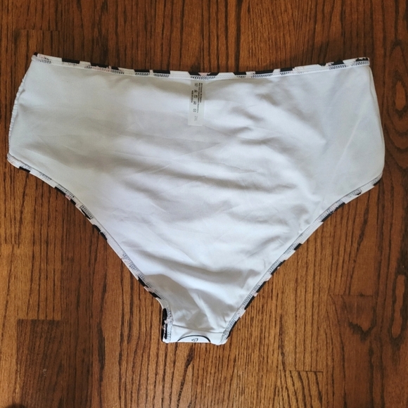 Leopard Print High-Waisted Bikini Bottoms - Picture 5 of 9